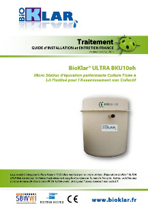 Micro Station d'Epuration BioKlar ULTRA Agréée Guide Assainissement Individuel