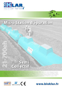 Brochure - Micro Station d’épuration pour Semi Collectif BioKlar® ULTRA BKU21-700eh